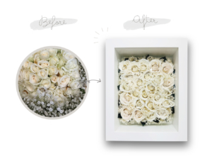 バラの花束アフターブーケ
